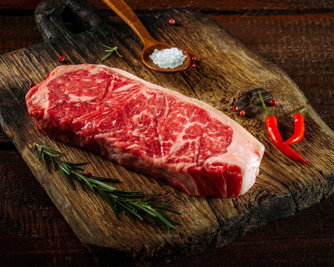 Certified Angus Beef Striploin Steak — 8 oz Portions