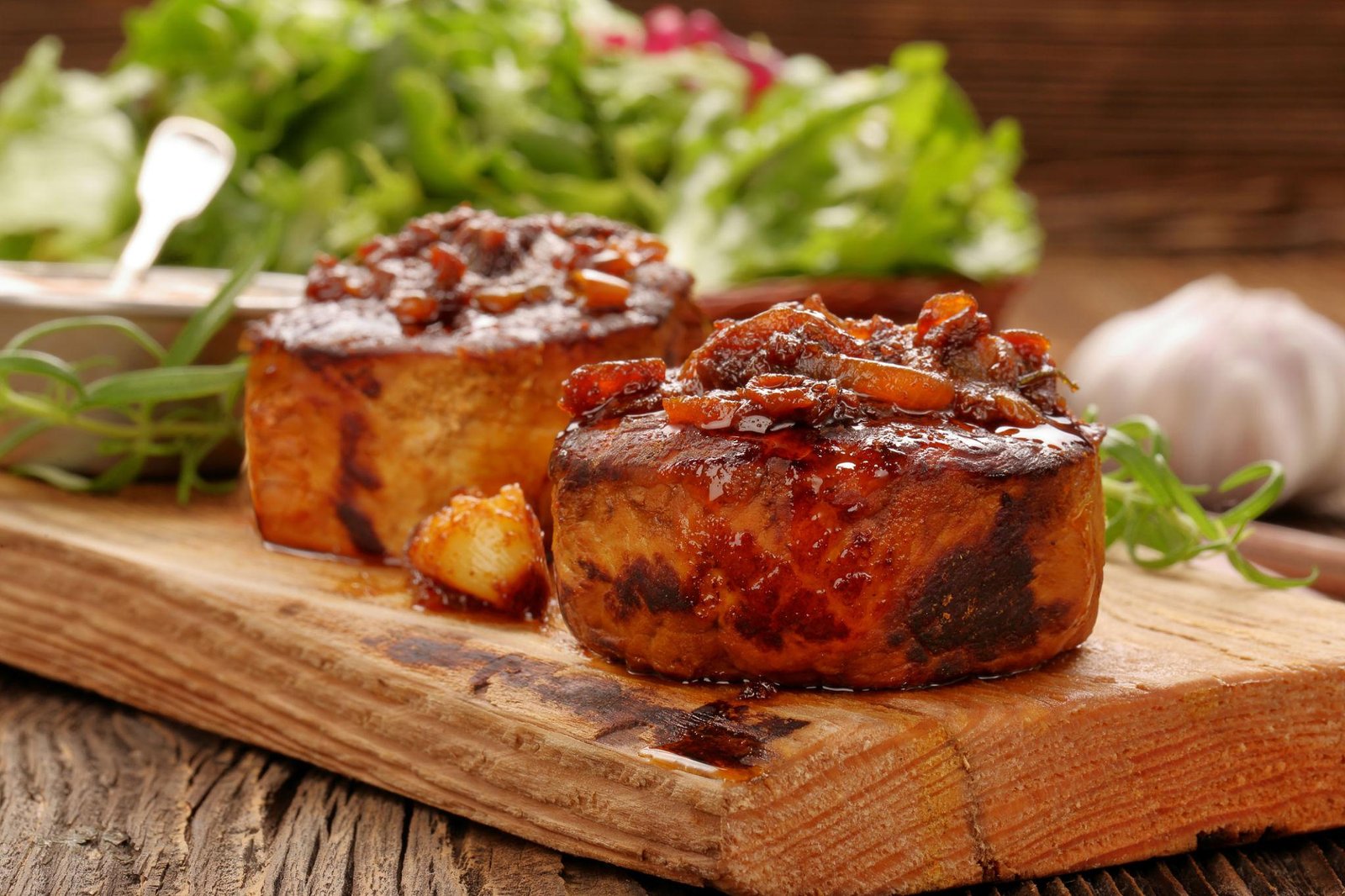 Smoky Maple Pork Steak